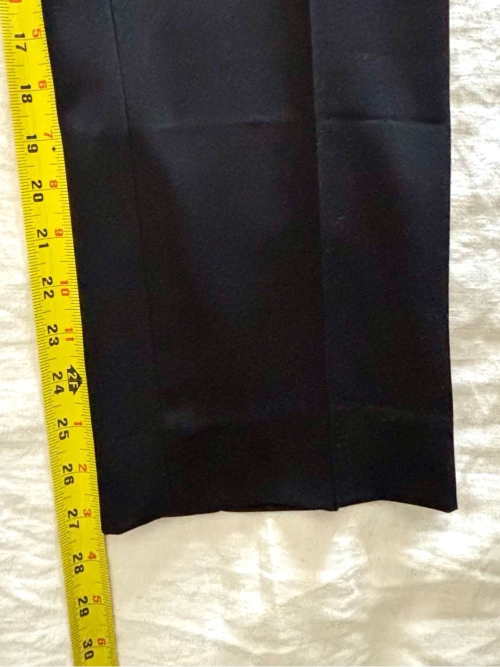Everlane Wool Trousers Black W12 - Picture 8 of 10